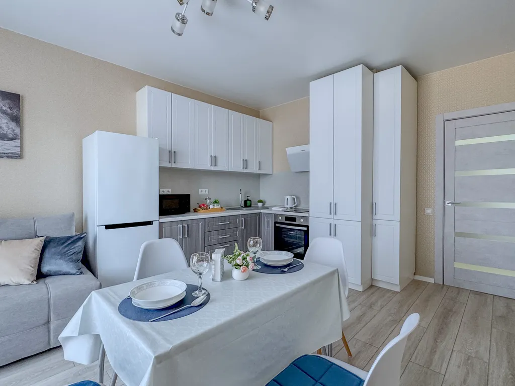 Уютная евроквартира в ЖК Бруклин. Дистанционное заселение