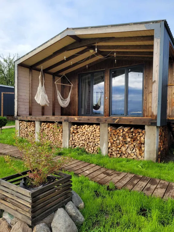 Дом с сибирским банным чаном