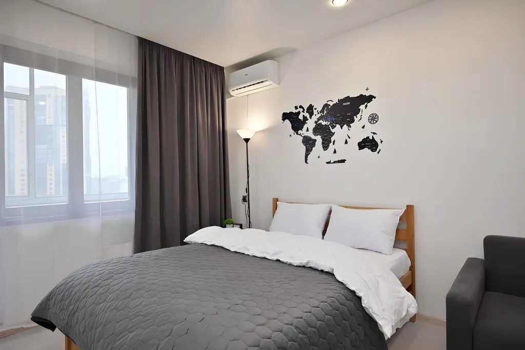 Квартира 1-к. квартира "Материк" напротив парка Сады мечты и Сибирью — Красноярск