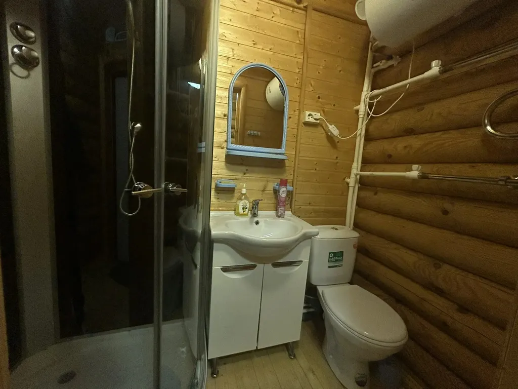 Дом 20m2 — чан, раздельные кровати, мангал