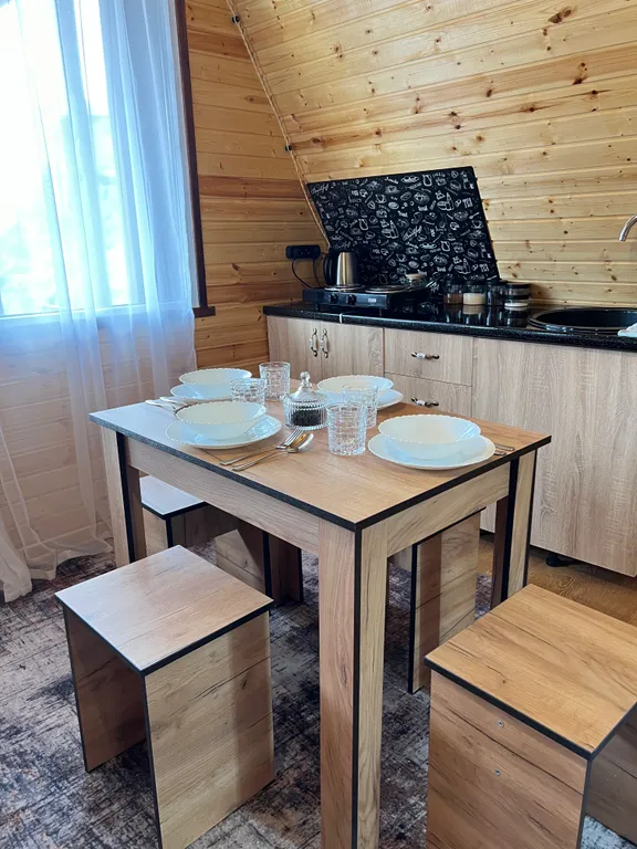 Дом в тихом уголке на вершине горы