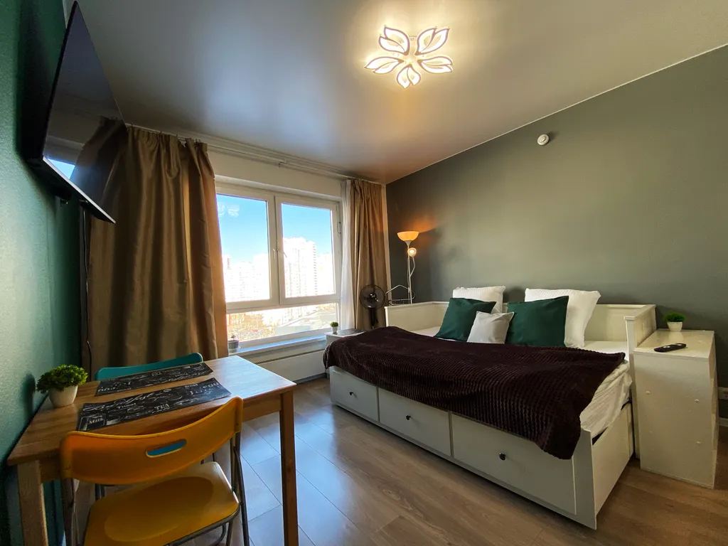 Красивая квартира-студия — аренда посуточно в Мытищи