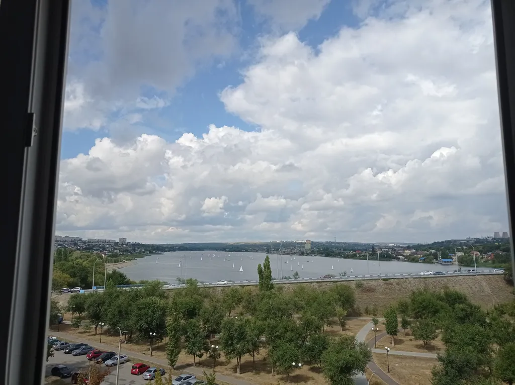 С видом на Волгу