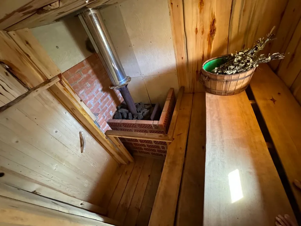 Коттедж Дом на берегу реки, в окружении леса с баней и чаном — Старово