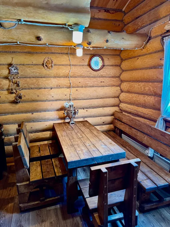 Уютный загородный дом-баня