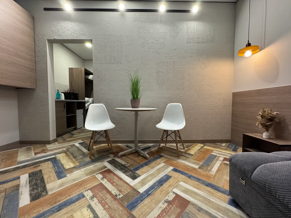 Студия с кухней для 3х гостей