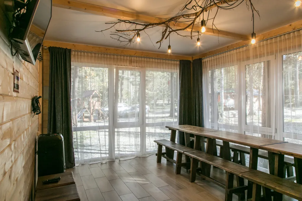 Коттедж для всей компании с видом на горы