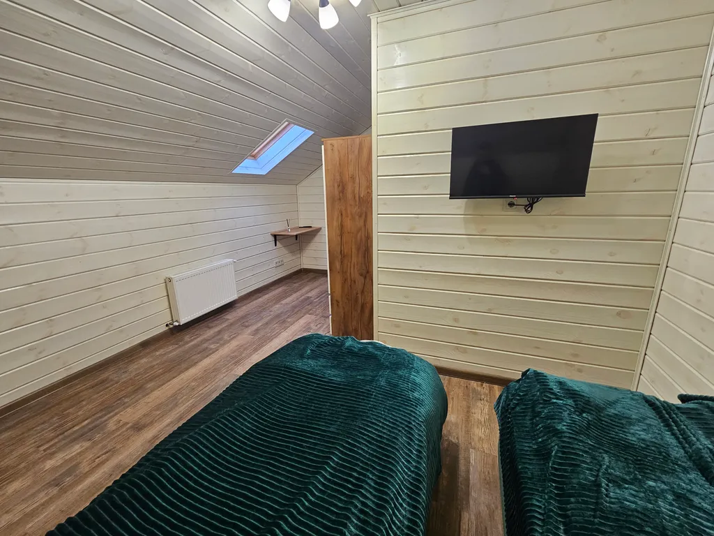 Дом с баней и камином для большой компании