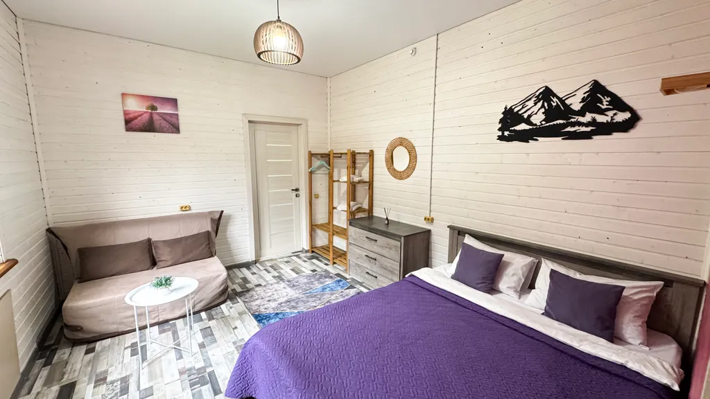 Шале Макси - уютный дом с двумя спальнями и кухней-гостиной