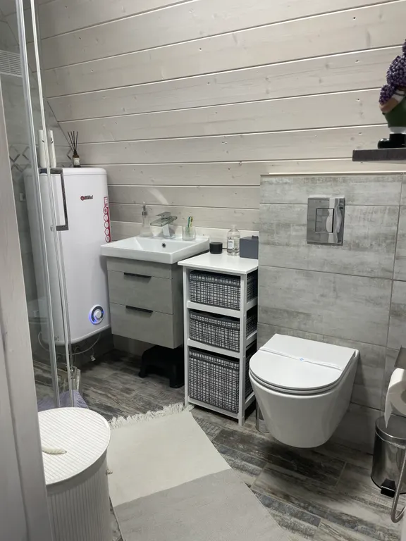 Дом A-frame с сауной