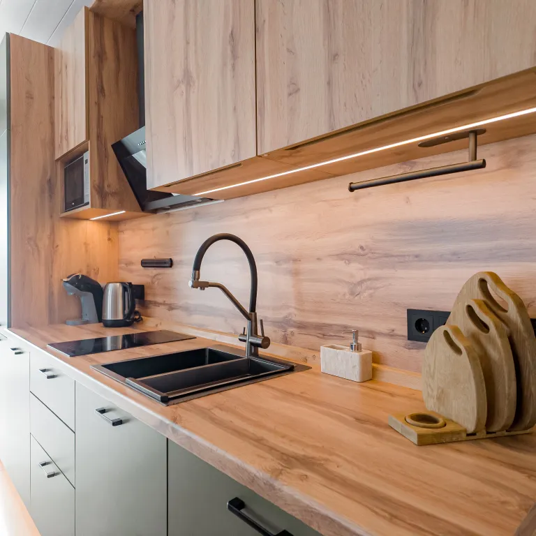 Дом c сауной и видом на лес