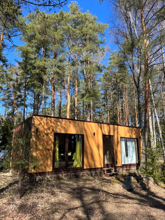 Домик с баней, солярием и джакузи