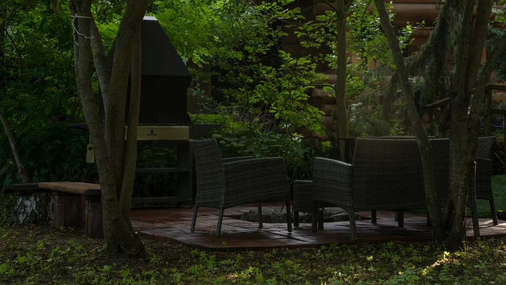 Дом с баней и чаном