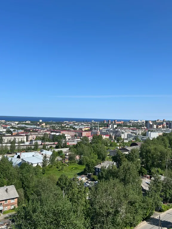 Онего на ладони - вид с 14 этажа