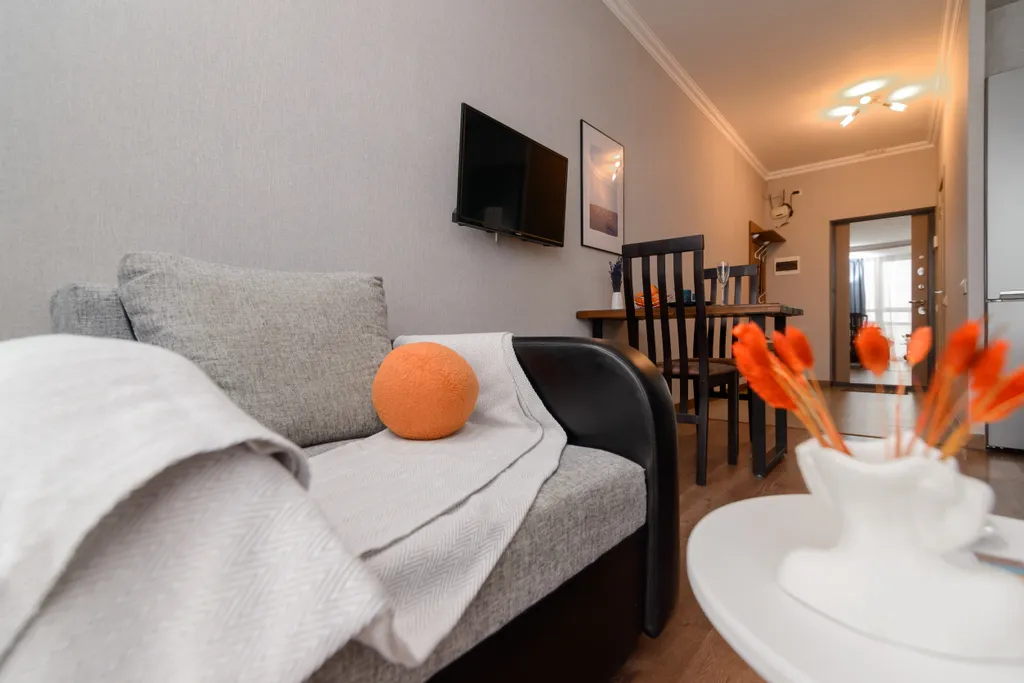 Уютная квартира с панорамными окнами