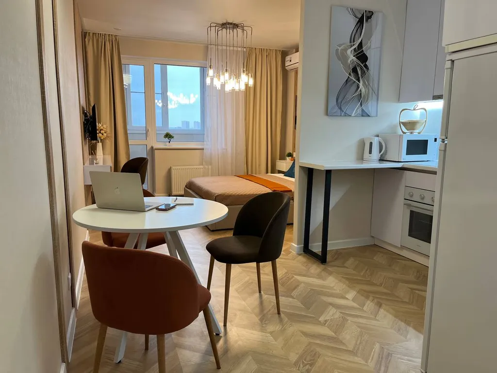 Стильная студия в современном комплексе