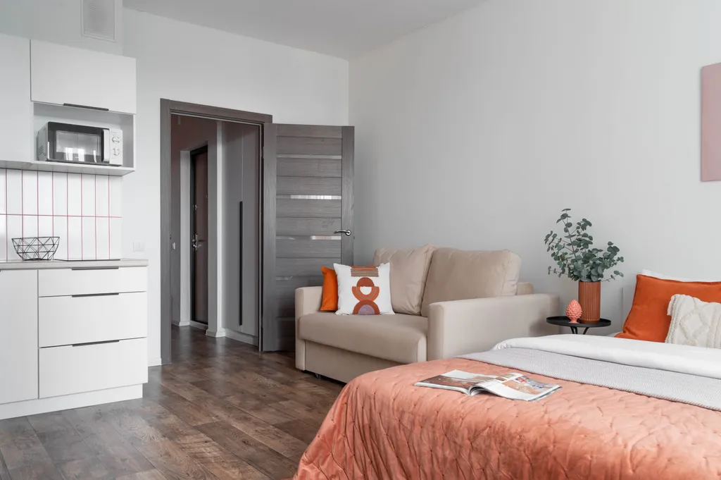 Современная студия недалеко от центра