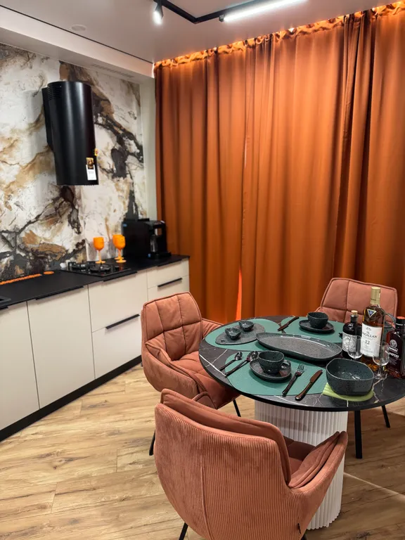 Квартира Терракотовый уют - дизайнерский минимализм с теплом — аренда посуточно в Зеленоградск