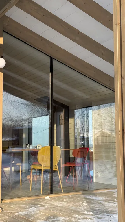 Большой новый дом с сауной и камином в элитном поселке