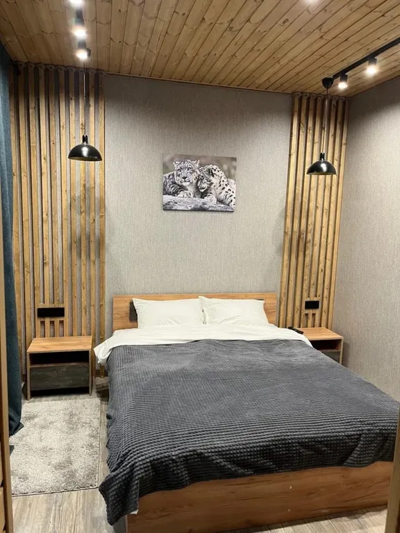 Премиальный гостевой дом в светлых тонах с видом на горы