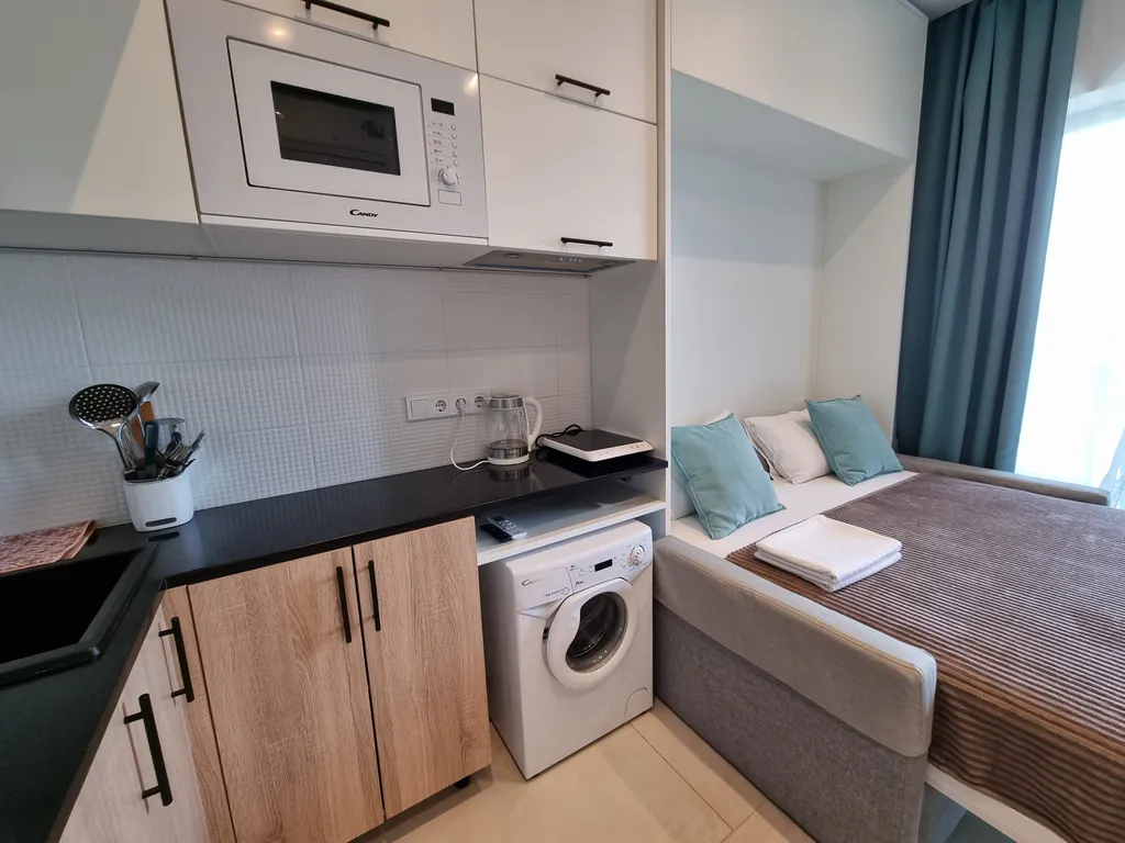 Квартира Двухуровневые апартаменты в апарт-отеле Россиянка — Анапа