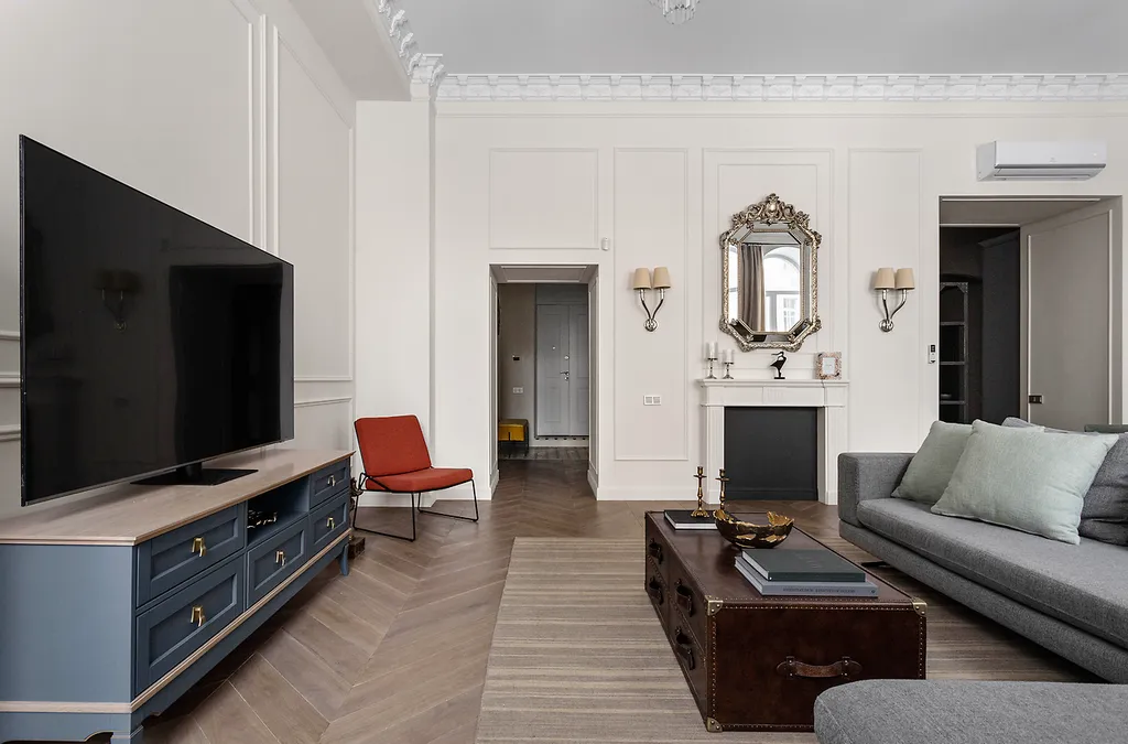 Дизайнеpские апартаменты с балконом