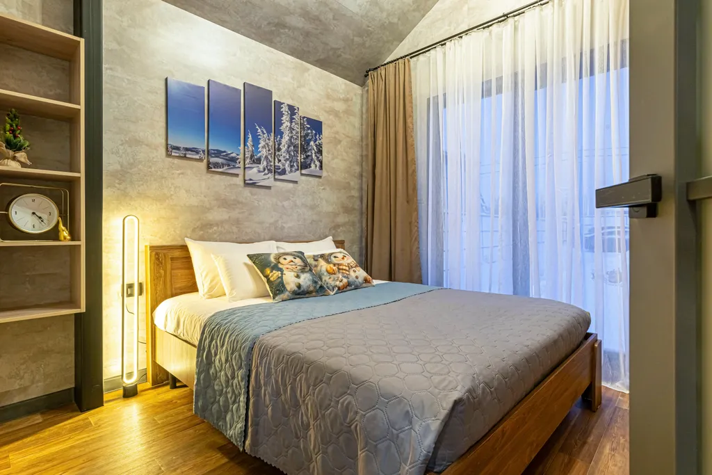 Коттедж Дом с сауной с двумя спальнями — Иннолово