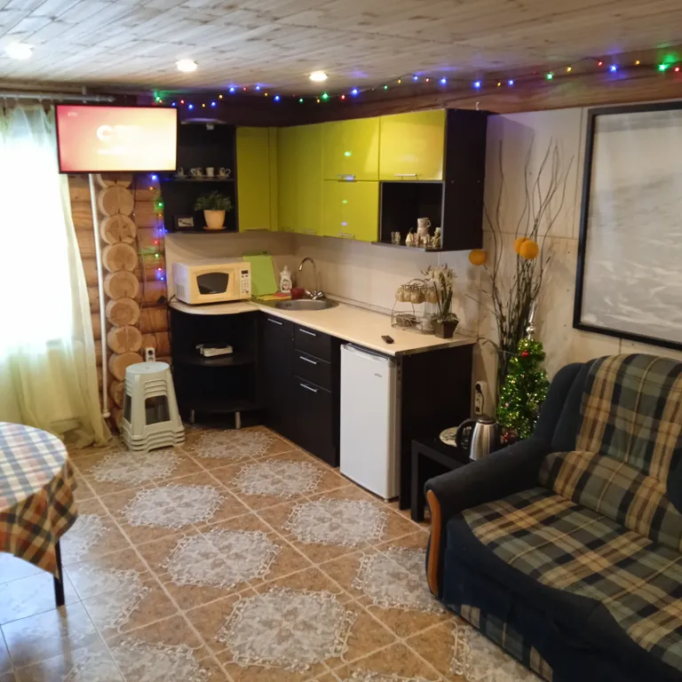 Коттедж Уютный коттедж с кондиционером, с баней на дровах и бассейном на улице — Казань