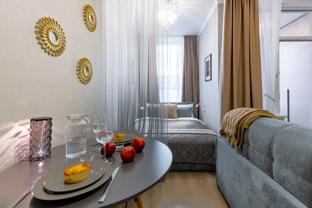 Квартира Квартира Современная студия рядом с Экспофорумом, Пушкиным, Павловском, аэропортом — Шушары