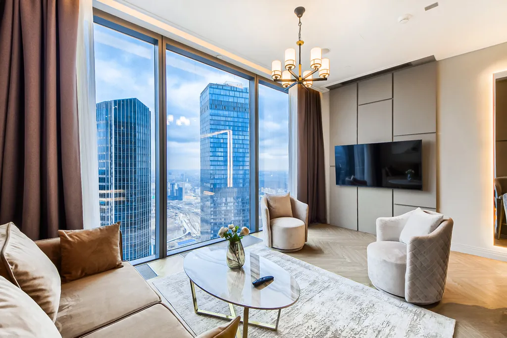 Уютная студия на 75м этаже Москва Сити. Вид на лучшую жизнь