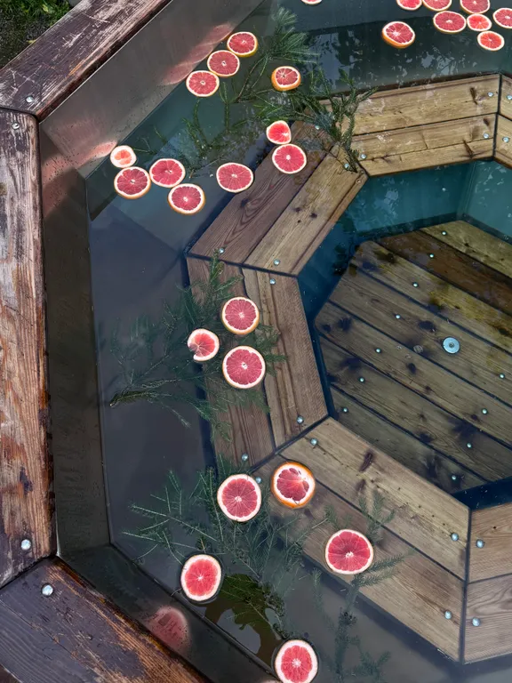 Коттедж с баней и чаном