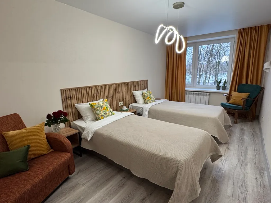 Квартира Уютная трехкомнатная квартира — Санкт-Петербург