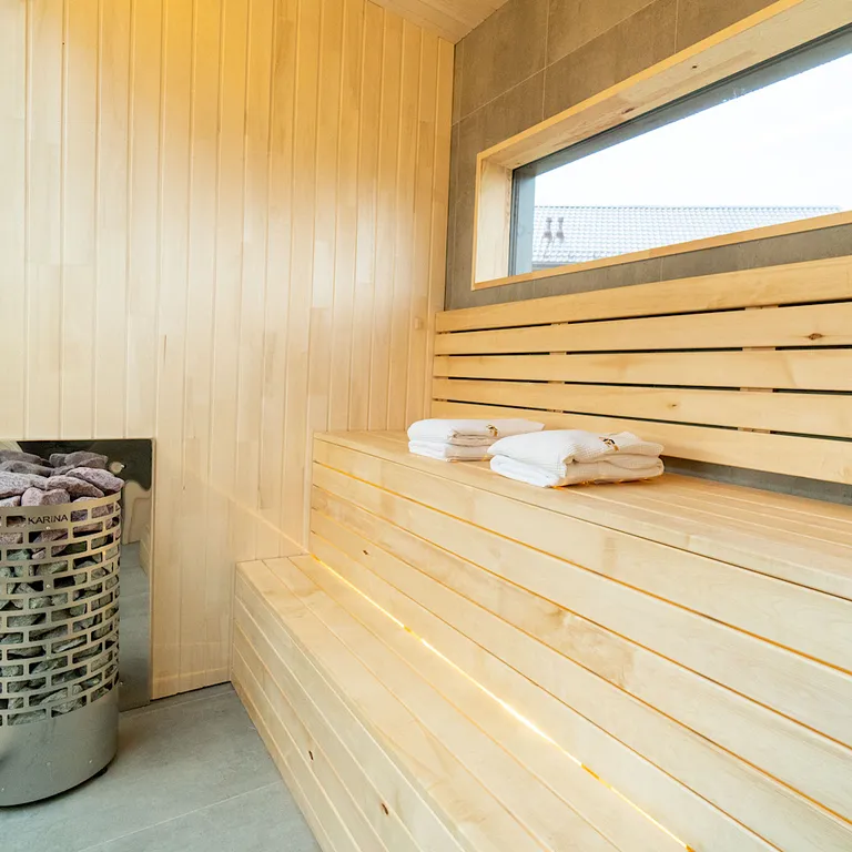 Домик в Икше с сауной и камином (Glassbox108 Premium 2)