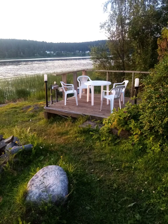 Домик с отдельным входом и красивым видом из окна со всеми удобствами