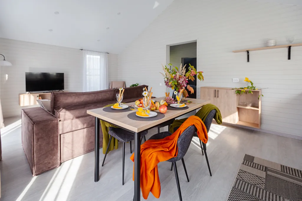 Озёрный дом с видом на живописный пруд