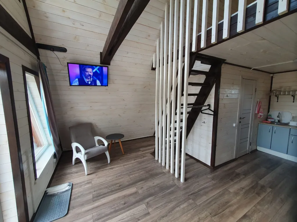 А-фрейм с купелью фурако