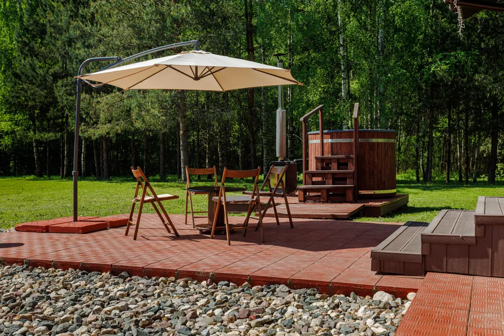 Дом с русской баней и горячей купелью