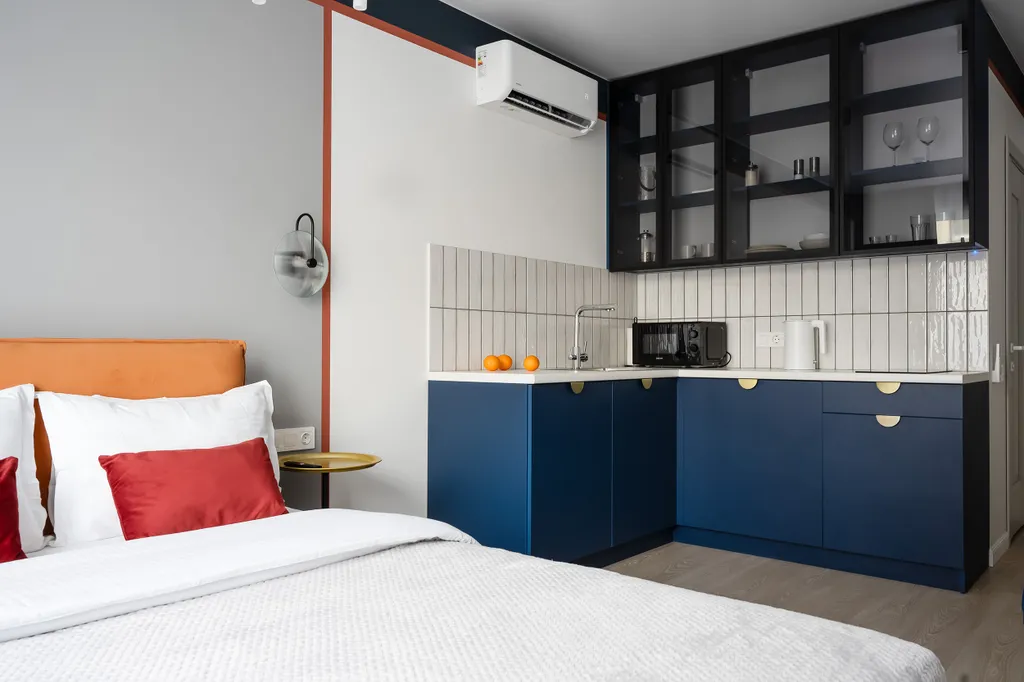 Квартира Квартира Комфортная студия с сауной Янтарь у Верхнего озера — Калининград