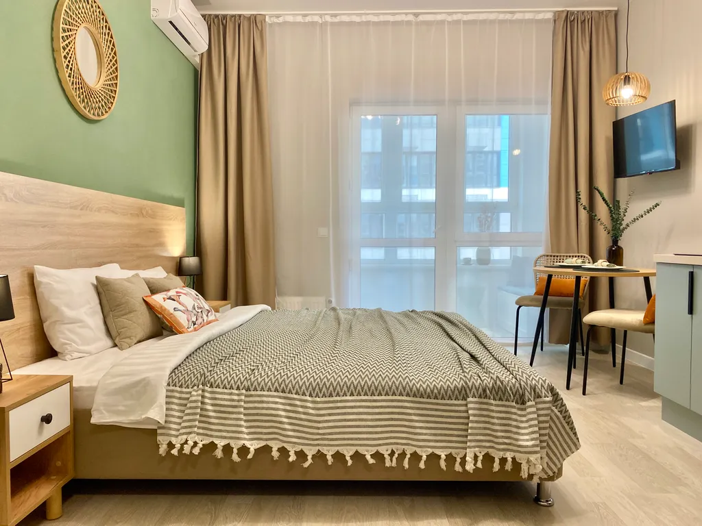 Квартира Уютная студия для двоих Аврора house в Южном районе — аренда посуточно в Новороссийск