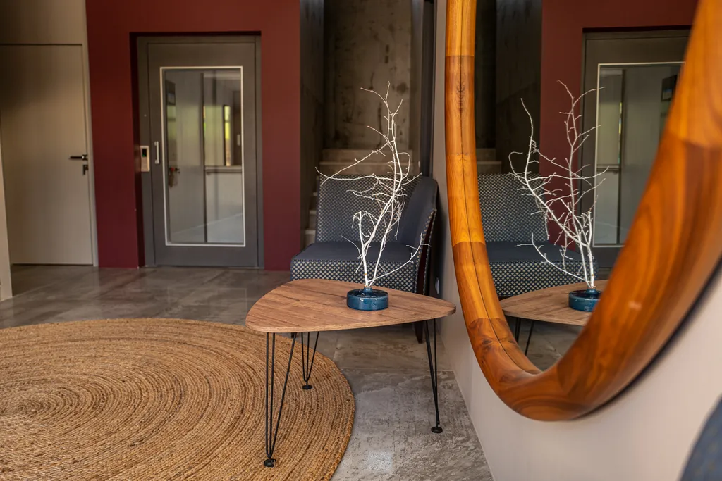 Светелка в доме Куб в кубе с видом на горы