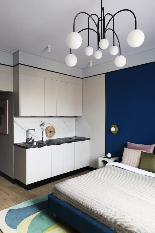 Квартира Квартира Дизайнерская студия в новом ЖК со свежим ремонтом, кондиционером и бойлером — Гатчина