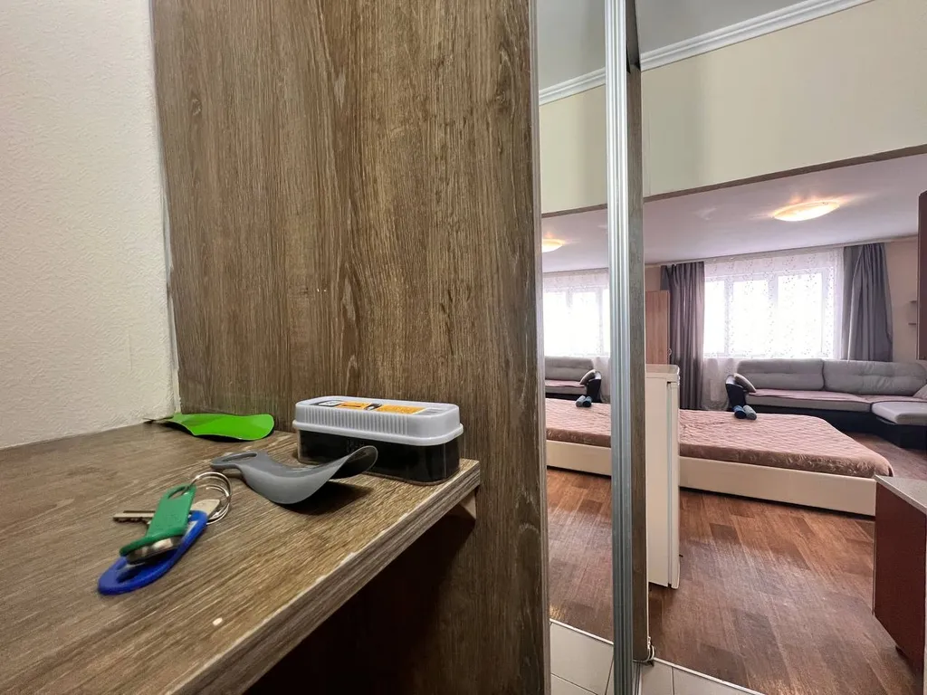 Квартира Уютная светлая студия, центр, ТЦ Вояж, парковка, кафе, аквапарк источник — Тюмень