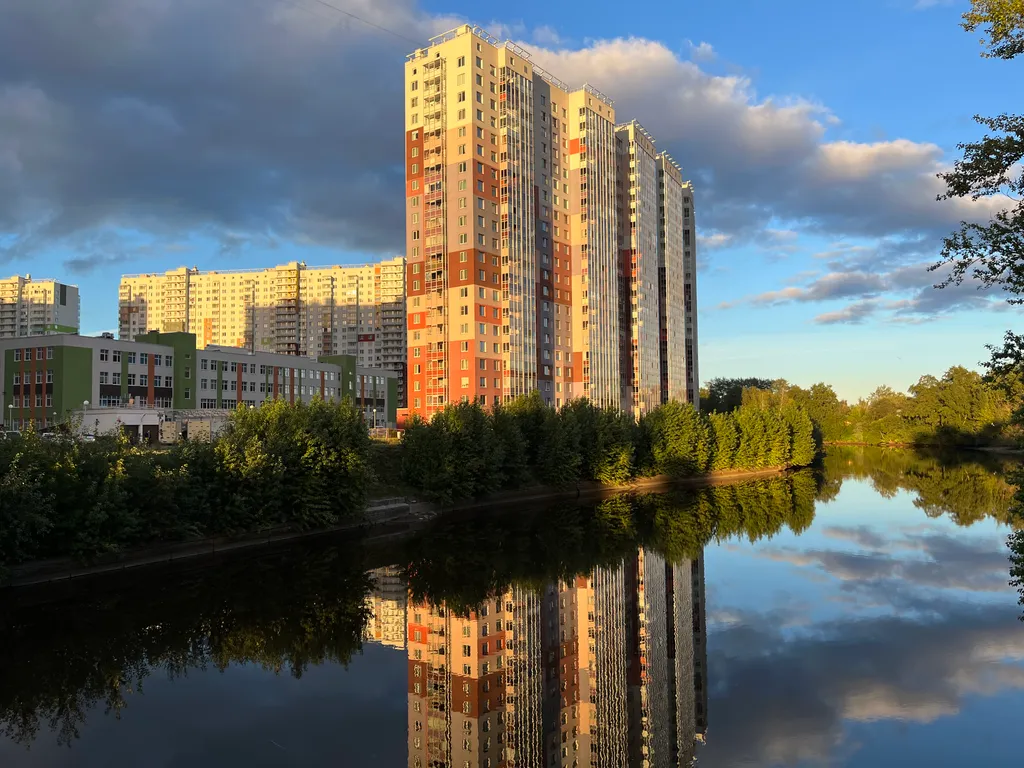 Квартира Квартира-студия с видом на реку — Санкт-Петербург