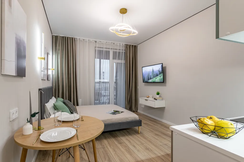 Квартира Квартира Студия у метро Ладожская — Санкт-Петербург