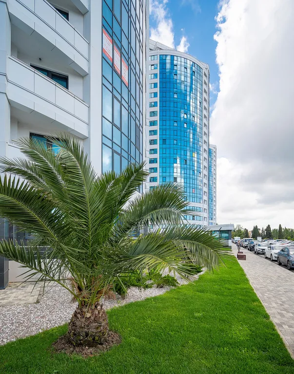 Квартира Квартира Уютная студия с панорамой на море, с бассейном на территории жк — Адлер