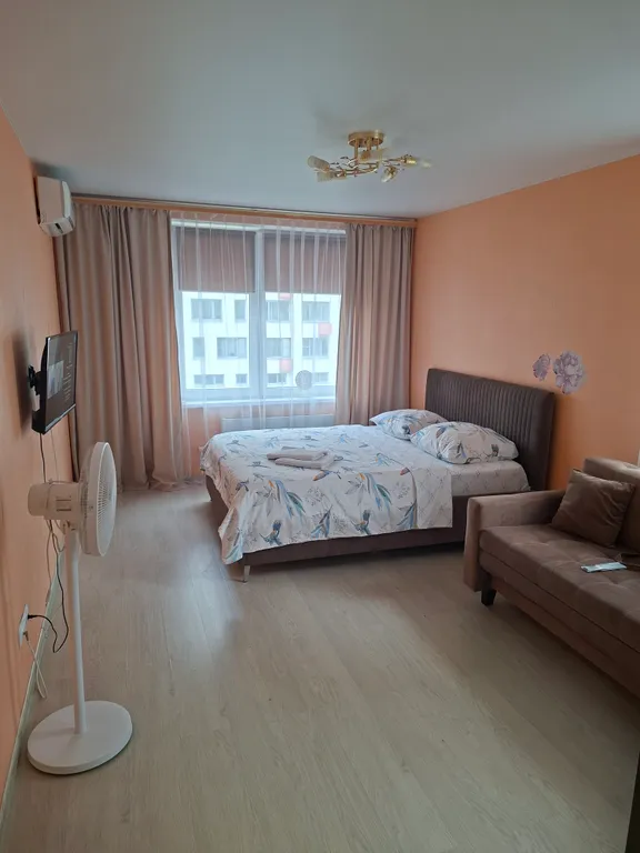 Большая однокомнатная квартира с размещением до 5 гостей