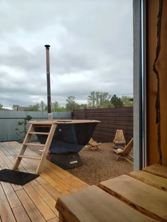 Уютный дом с русской баней из ольхи и тёплым бассейном