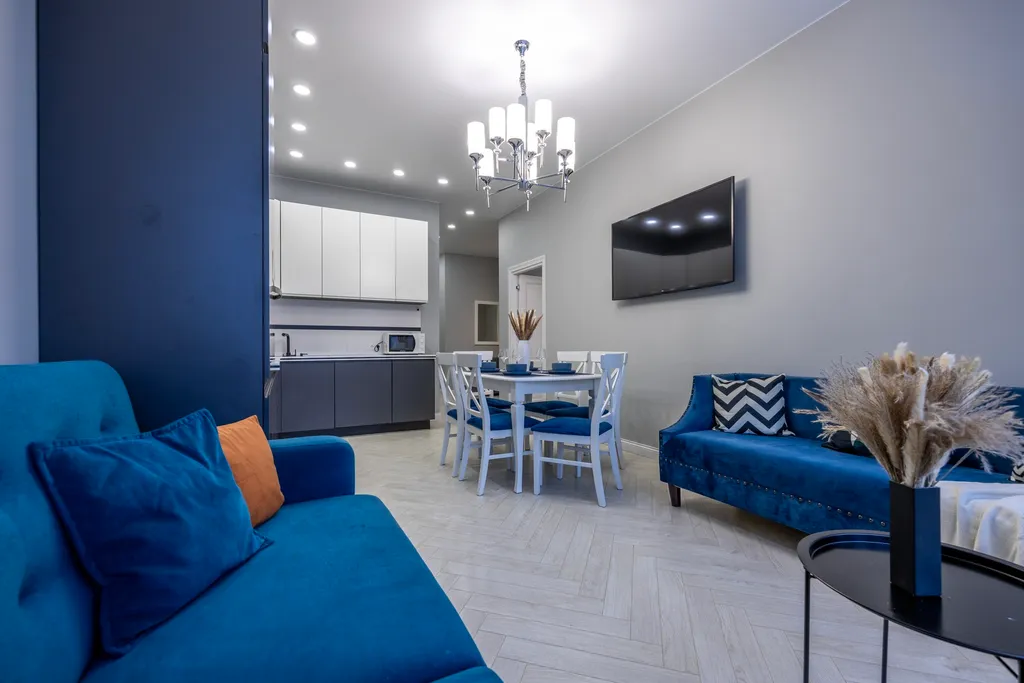 Квартира Квартира Дизaйнeрcкая евротрёшка в ЖК Нeаdliner — Москва