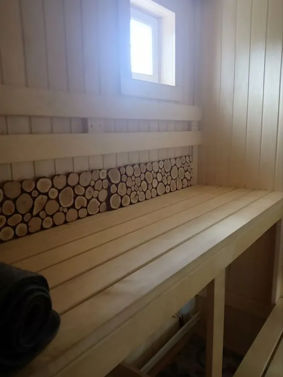 Дом с сауной и камином у леса в Карелии