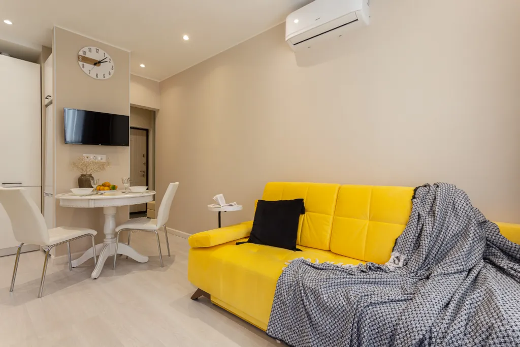 Уютная студия с видом на горы